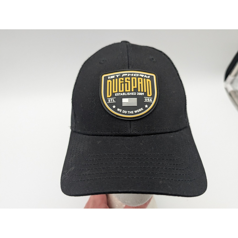 1st Phorm Dues Paid Trucker Hat Black Legion of Boom Snapback Cap Mesh Back